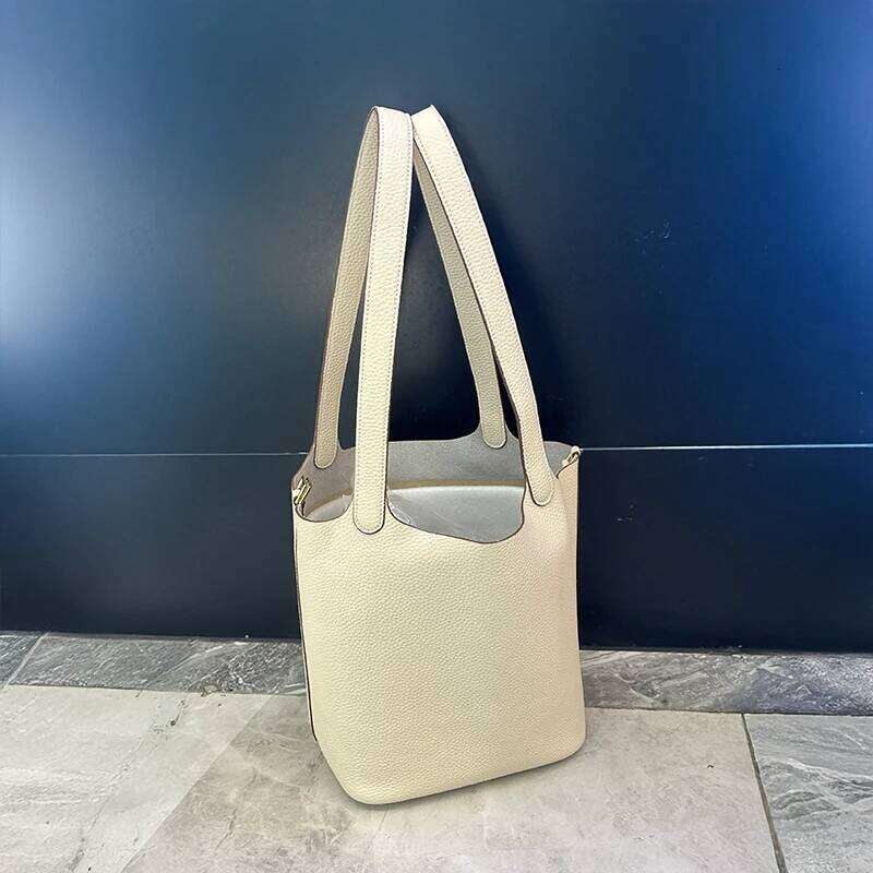 Mendy Large Women's Vintage Bucket 26CM Tote Hobo Bag for Women Soft Leather Underarm Shoulder Purse Handbag New