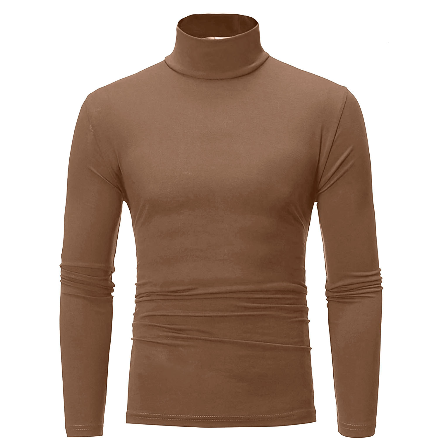 2023 Mens Autumn/Winter High Collar Multi Color Bottom Shirt Long Sleeve Suede Inner Warmth Underwear