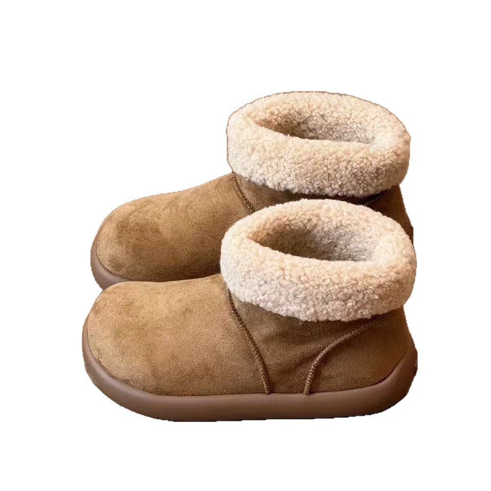 Designer Short Boots Warm Thick Bottom Short Wool Boots Women's Snow Boots Autumn/Winter New Warm Designer Shoes