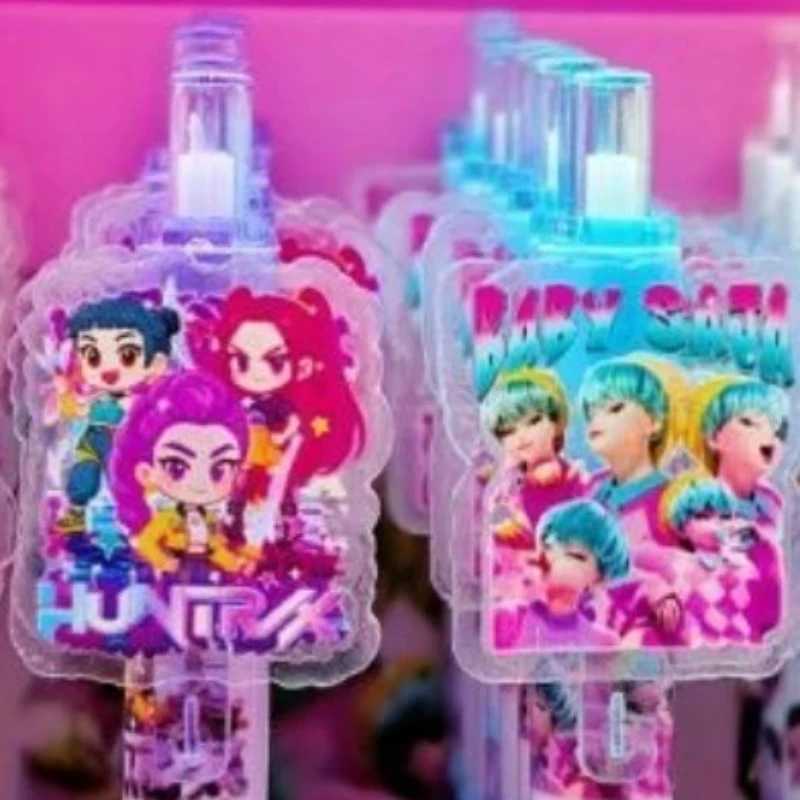 New KPop Demon Hunters Rumi Derpy Abby Saja Personality Creative Blind Box Press Pens Middle School Student Stationery Gel Pen C251110