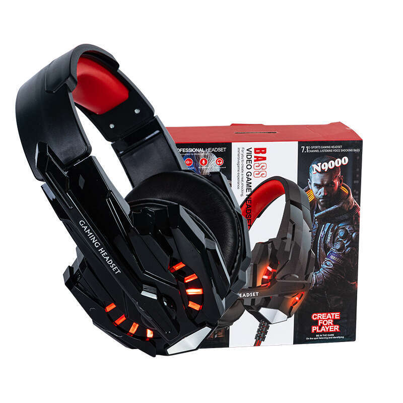 Famous Brand G Computer Headset With Light Wired Live Streaming Over Ear Gaming Headphones