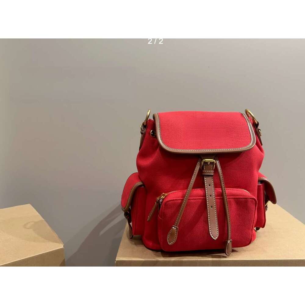 Spring new niche design backpack retro large capacity single shoulder bag college style handbag