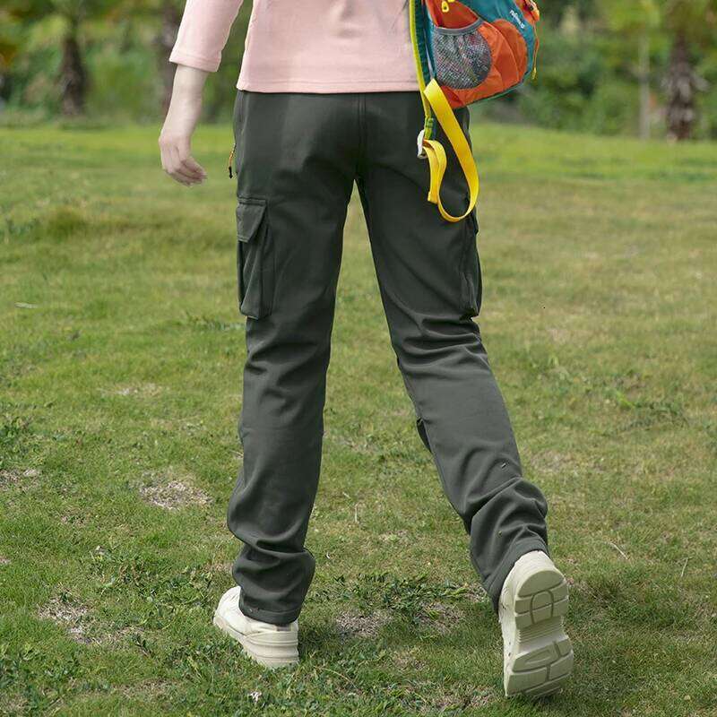 Thick Warm Fleece Winter Women Waterproof Hiking Trekking Camping Skiing Soft Shell Pants Outdoor Windproof Trousers