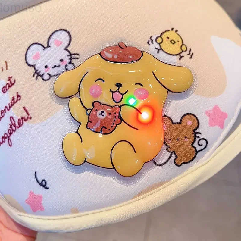 Sanrio Kawaii Anime Kuromi Cinnamoroll Children Sunscreen Hat Cute Cartoon My Melody Pompompurin Anti-Uv Sunshade Cap Kids Gifts H251110