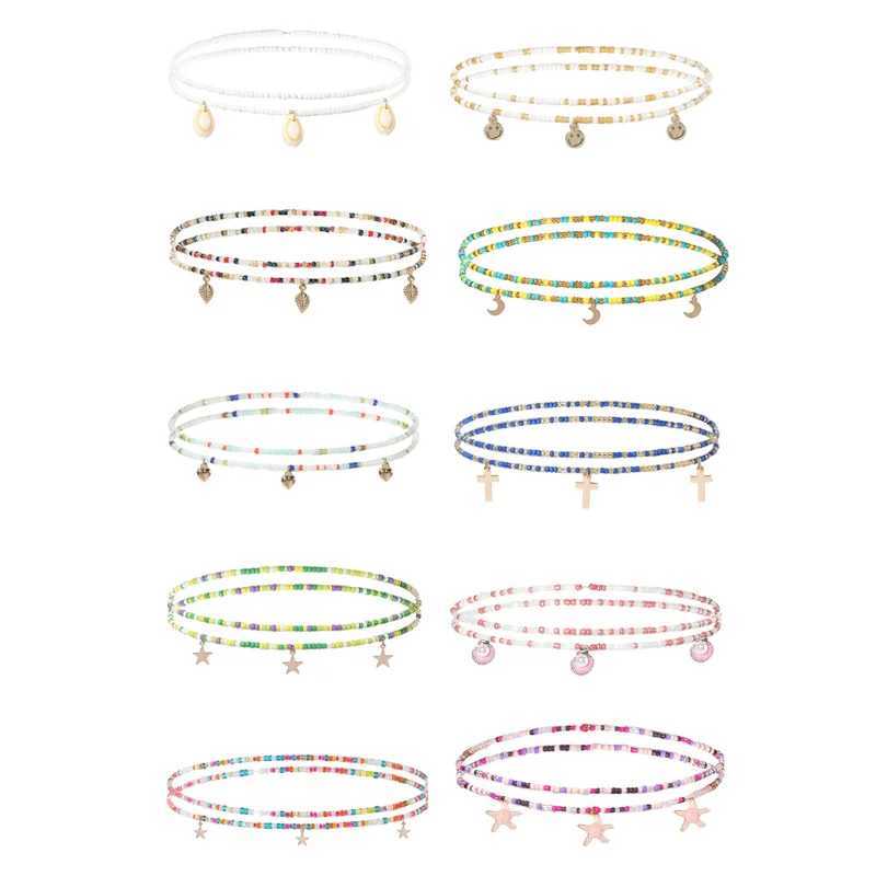 Bohe Waist Beads for Wen African Summer Beach Jewelry Double layer Starfish Flower Pendant Bikini Belly Chain X250410