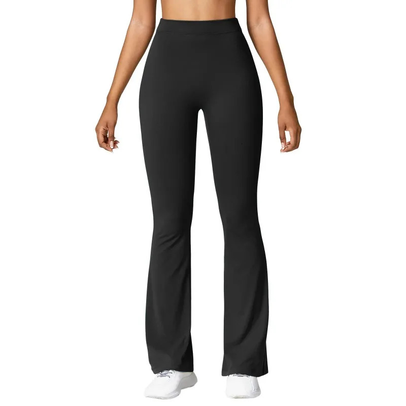 Yoga Flare Pants Women Sexy V-Cut Waist Butt Liftting Fitness Leggings Comfort Gym Running Fashion High Waist Slim Leggings 251105