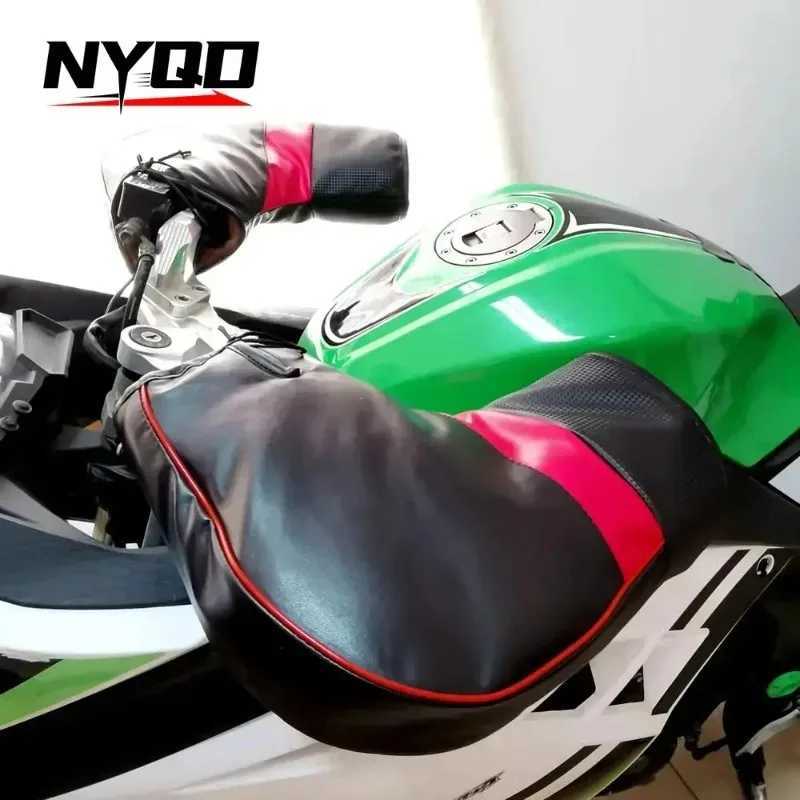 Motorcycle Handlebar Muffs Gloves Winter Warm Handle Waterproof Windproof Motorbike Grip Thermal Cover Motorcycle Accessories S25118