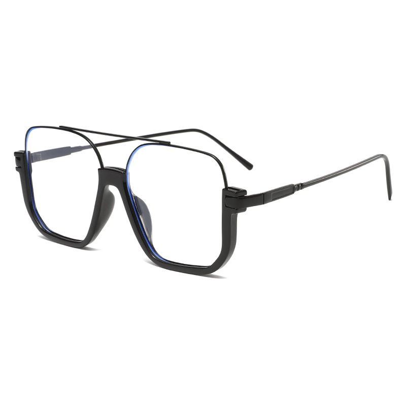 New Square Korean-Style Oversized Frame Trendy Tea-Colored Slimming Sunglasses for Women Fashionable Large-Face Street Style Influencer Sunglasses