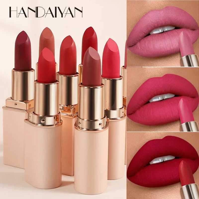 8 Colors Matte Lipstick Waterproof Velvet Nude Sexy Red Lip Gloss Long Lasting Nonstick Not Dry Lip Stain Makeup Matte LipsticksT251110