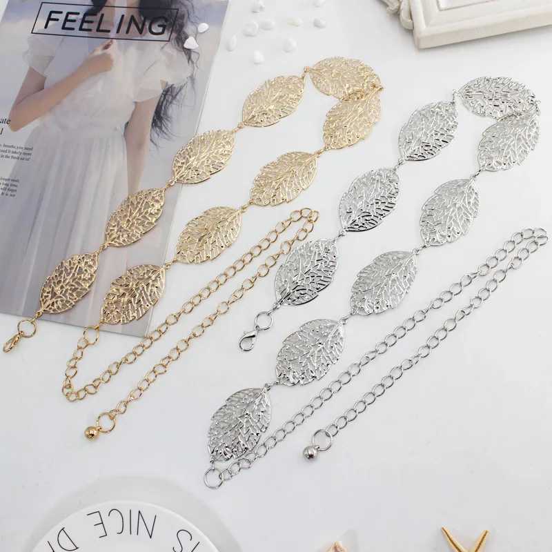Home>Product Center>Product Center>Fashion Metal Retro Belt>Fashion Metal Gold Foil Design Chain Belt X250410