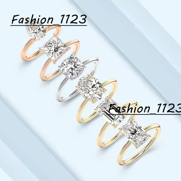 Starsgem Custom Fine Jewelry 14K Gold Authorized VVS Diamond Wedding Ring Woman Engagement Moissanite Ring for Women