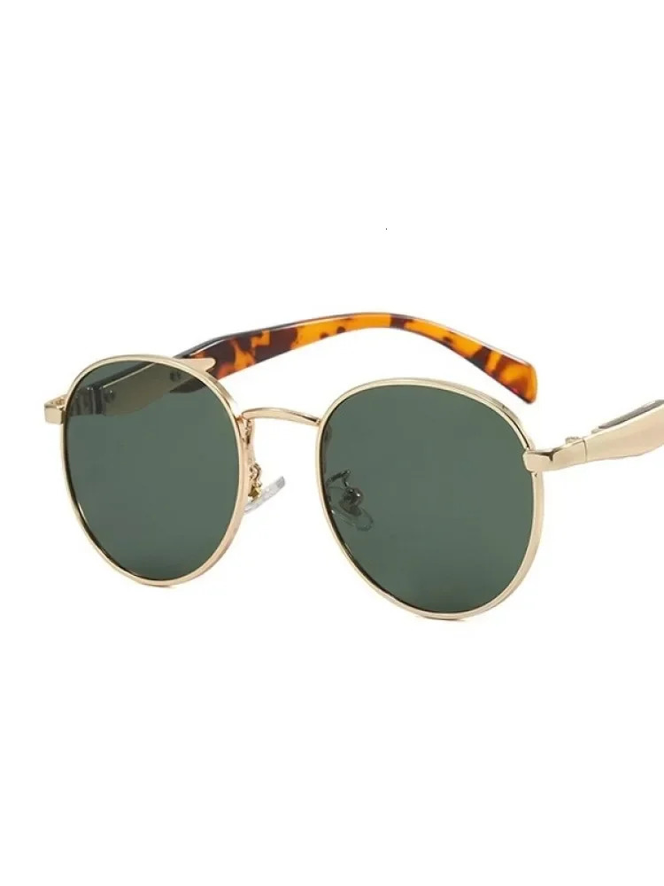 Retro round metal sunglasses for women fashion retro ner men UV400 250410