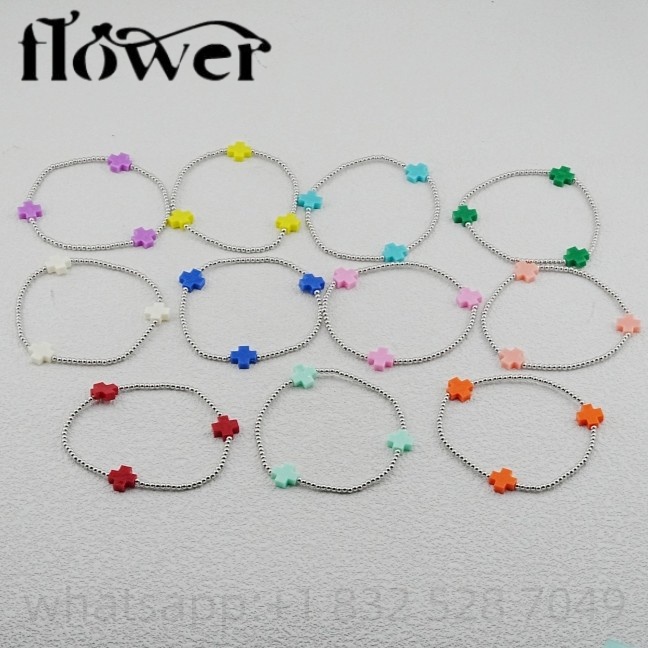 Enewton Gold Jewelry 18K Gold Bead Bracelets Bangles For Women Christmas Gift