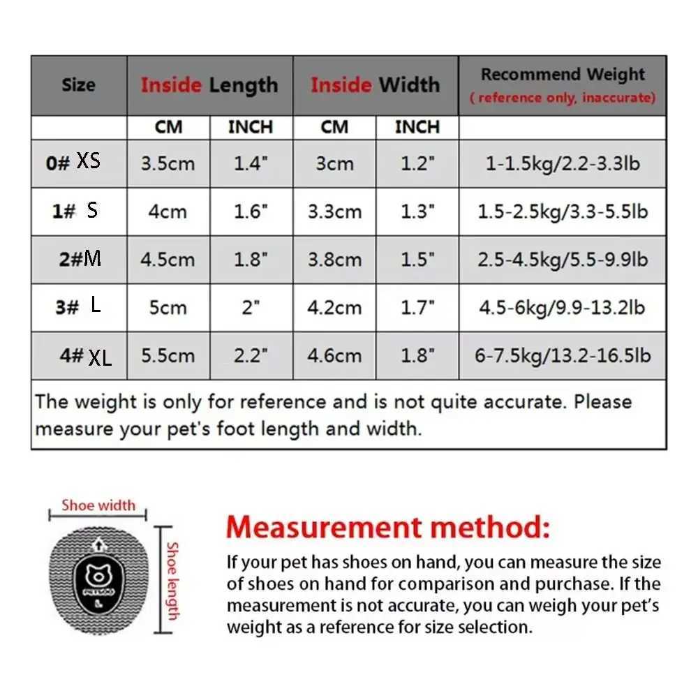 4 pieces/set of reflective dog shoes anti slip and wear-resistant pet foot covers adjustable breathable pet paw protection rain boots T2504010