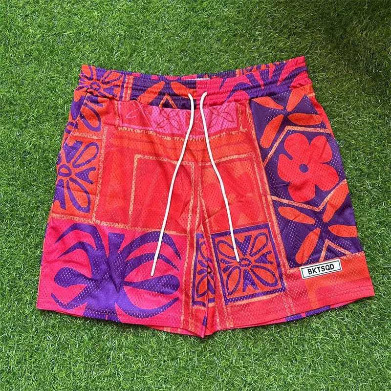 BKTSQD Sponge Style Fashion Brand Mens Basketball Shorts Summer Mesh Quick Drying Breathable Outdoor Beach Swimmers X250410