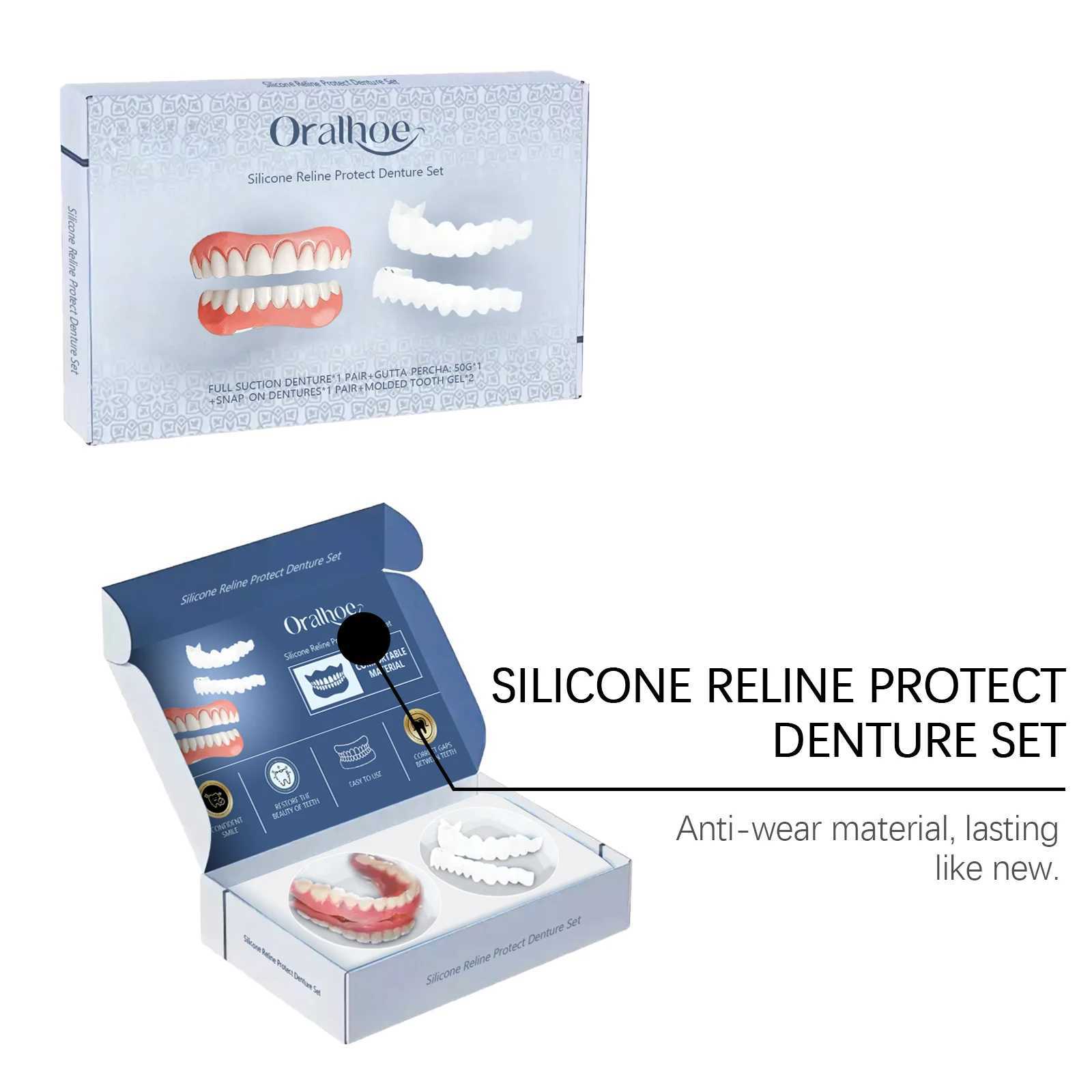 New Arrival 3D Adjustable Denture Kit - Low Allergy Cosmetic Teeth for Instant Smile Correction and Daily Comfort Z250410