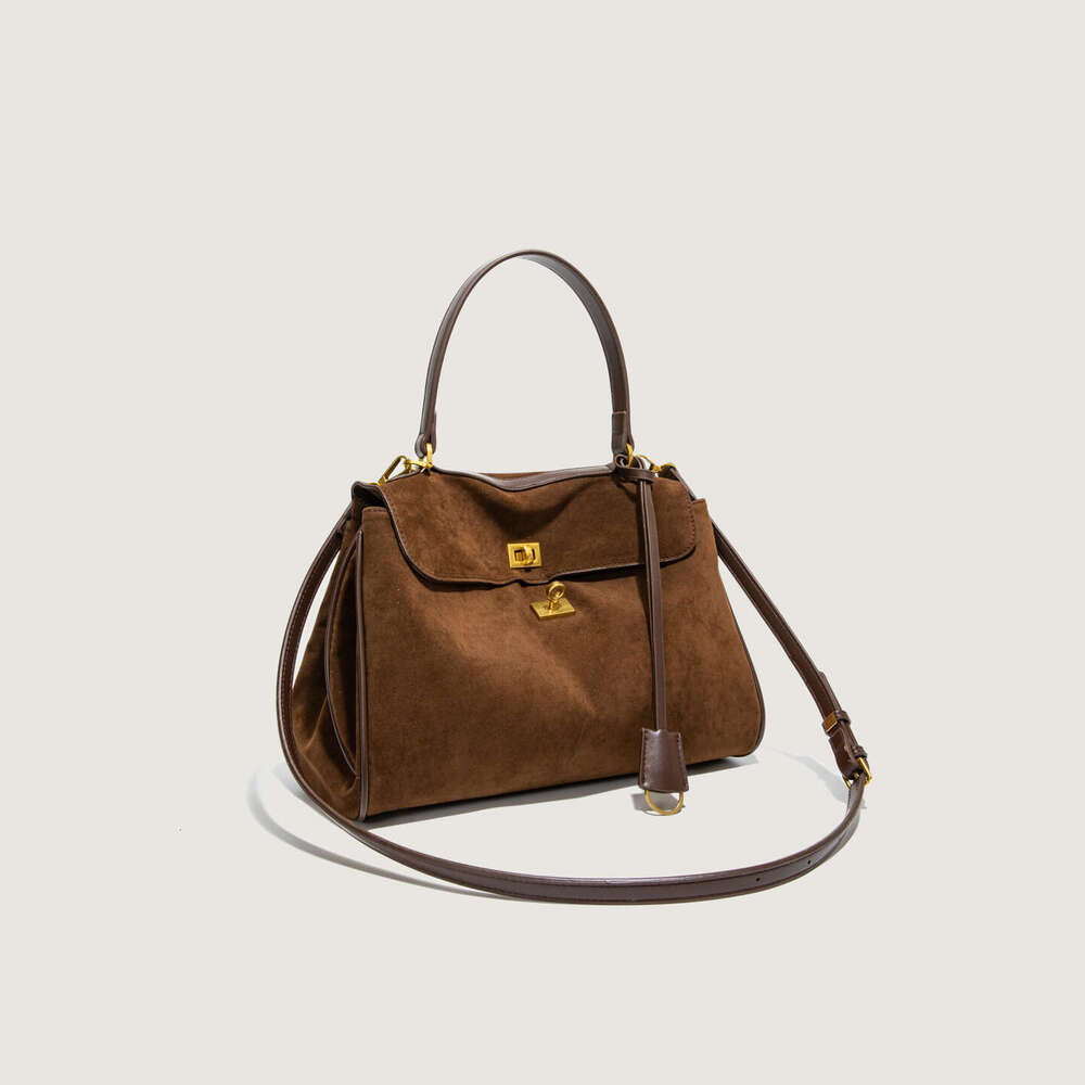 Cross-Border European and American Retro Single Shoulder High-Grade Matte Rodeo Trendy Versatile Crossbody Bag Large Capacity Commuter Handbag