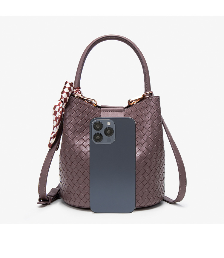 Vintage Woven Tote Large Capacity Versatile Shoulder for Casual and Everyday Use - Underarm Carry Mother Bag Z260124