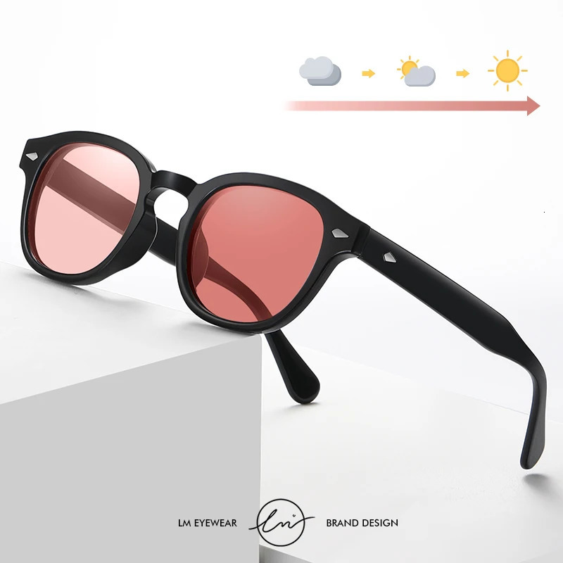 LM Fashion Pochromic Sunglasses Womens Polarized Blue Glasses Drivign Outdoor UV Protective Gafas de sol mujer 250410