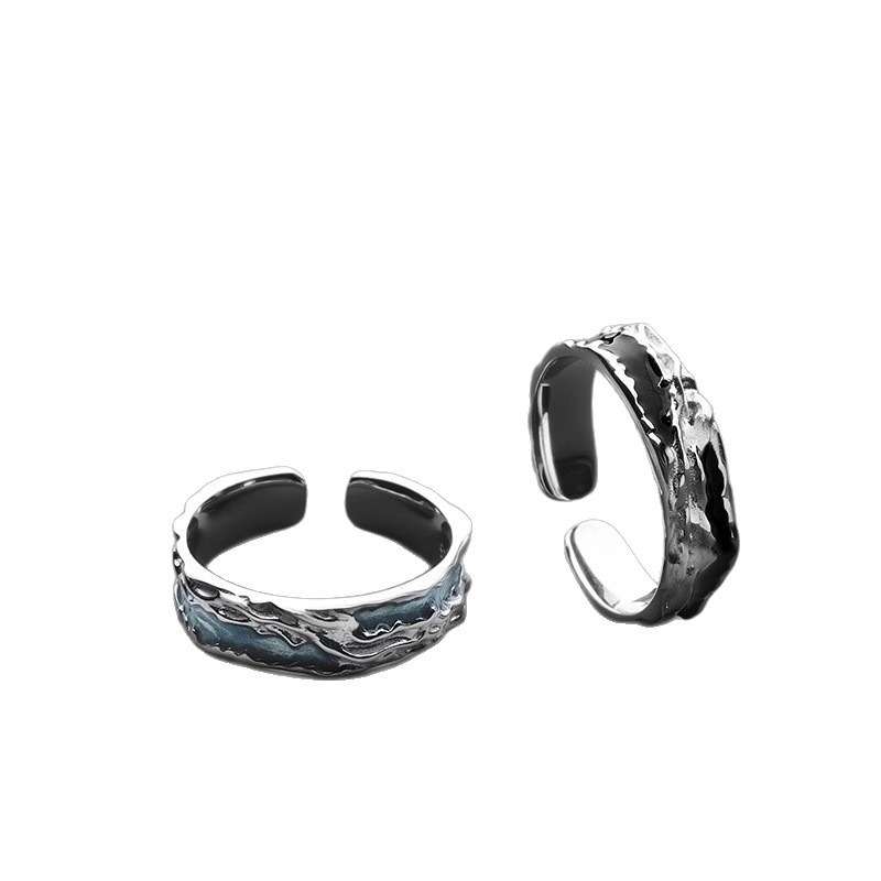 Designer Ring Free Shipping Price Shadow Green Ring Men Trendy Fashion Personality High-end Fashion Ring Versatile Single Ring Open Gift Ring Women