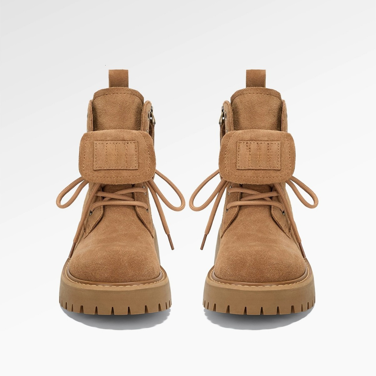 New Ultra High Heels Fashion Thick Bottom Martin Boots Yellow Boots Women's Folding Short Boots Designer Shoes Fashion Snow Boots