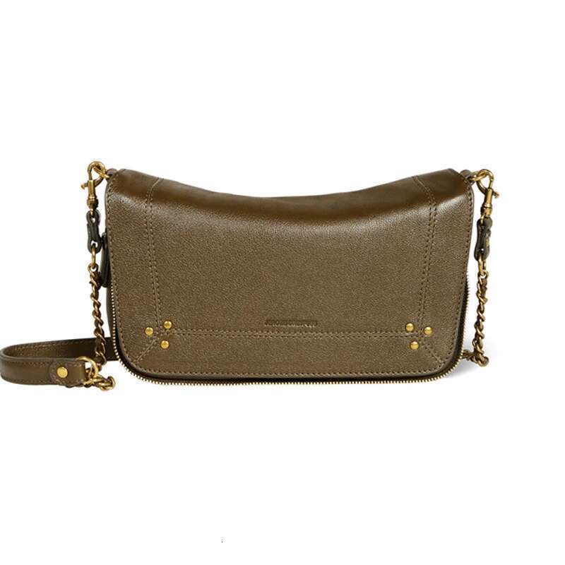 Women's Shoulder Or Cross Bag Removable Belt Braided And Adjustable Chain In Closed With Magnetic Leather Flaps