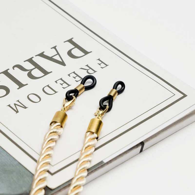 Fashion womens cross rope chain glasses chain gold sunglasses chain pendant necklace 250409