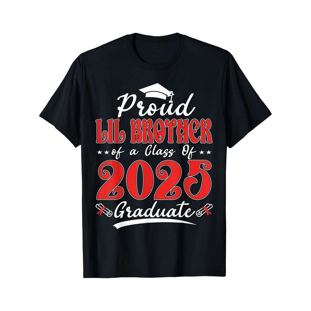 Designer T shirt Super Proud Mama of 2025 Graduate Awesome Family College - 220g T shits