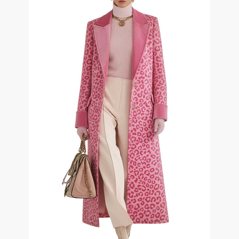 High-end Women Long Overcoat 1 Piece Thickened Design Feeling Wool Coat Autumn and Winter Warm Customized