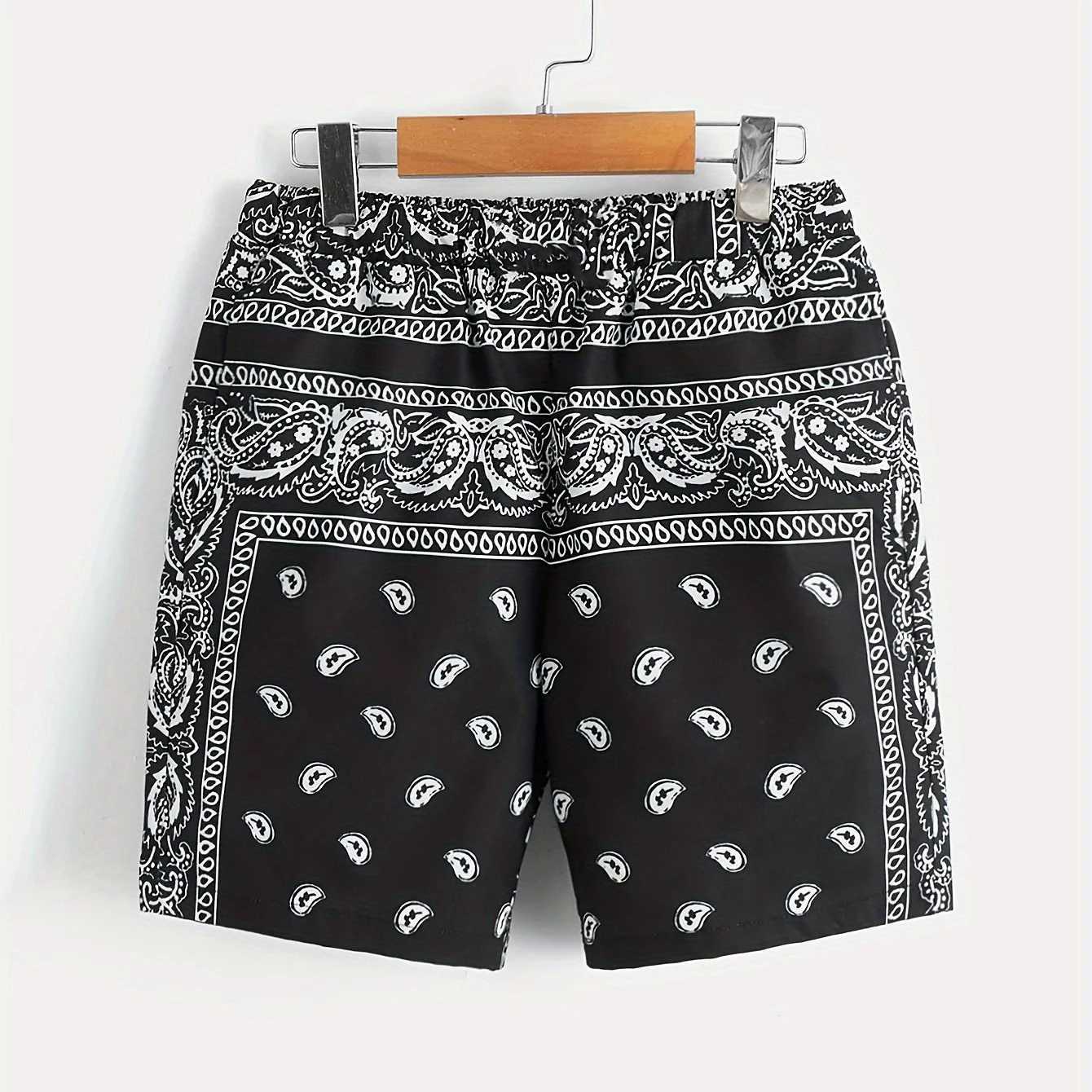 Boys and girls casual breathable shorts cool and comfortable fashionable shorts with summer printed patterns X2504101