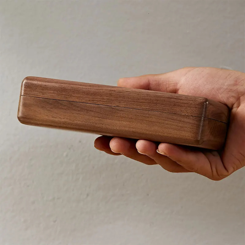 1 piece of wooden sunglasses case glasses case accessories portable high-quality storage glasses frame wooden glasses cover organizer 250409