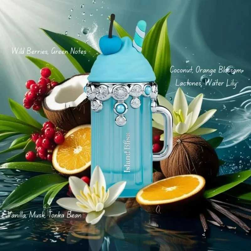 Armaf Island Bliss Eau de Parfum Spray 100ml Arab Perfumes Lasting Floral Fruity Senct Perfume Cologne for Women Makeup X251110