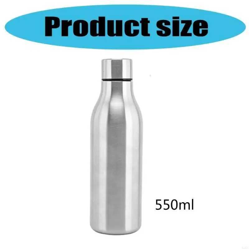 Fashionable cup 550ml Stainless St Small Mouth Bottle Outdoor Sports Portable Thermoses Cup Handheld Car Water Cup Easy to Clean Y251110