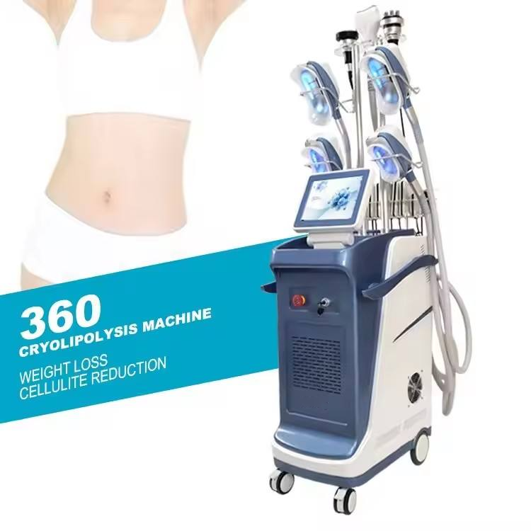 Vertical 40K Cavitation Cryolipolysis Non-invasive Aesthetic Instrument Body Weight Loss Cellulite Cool Body Sculpting Machine Fat Freezing Slimming M