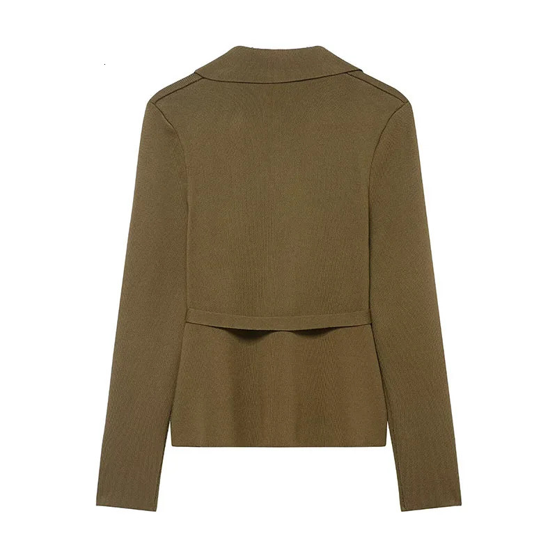 Women Knitted Midi Skirts Two Piece Sets Chic Fashion Belt Knit Cardigan Coat Womens Suits Autumn Winter Woman Outfits 251110