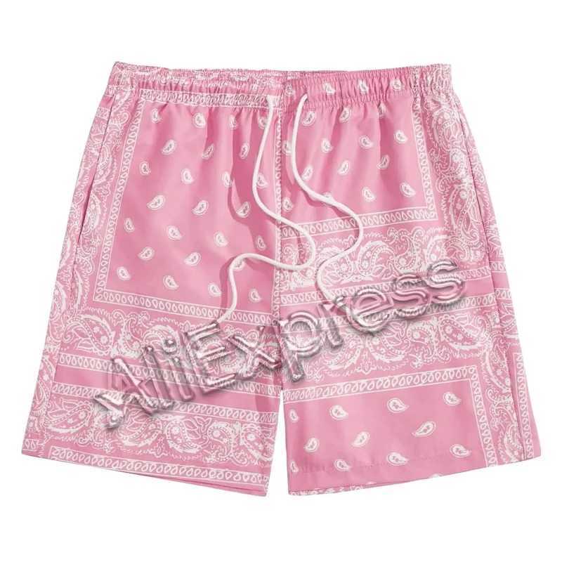 Casual Swim Shorts MenS Boho Drawstring Waist Paisley Print Summer Hawaii Beach Shorts Wear For Men Boardshorts Ropa Hombre X250528