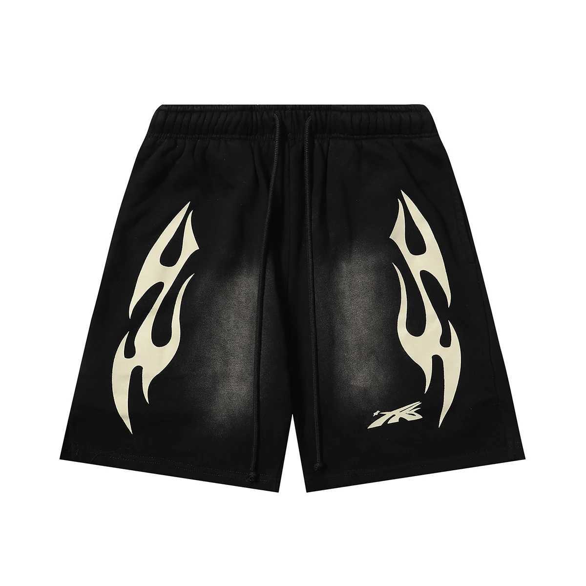 Fashion Street Summer Mens Shorts Printed Bottom Shorts Elastic Jogging Sports Loose Fit Mens Shorts Y2k Harajuku Shorts X2504101