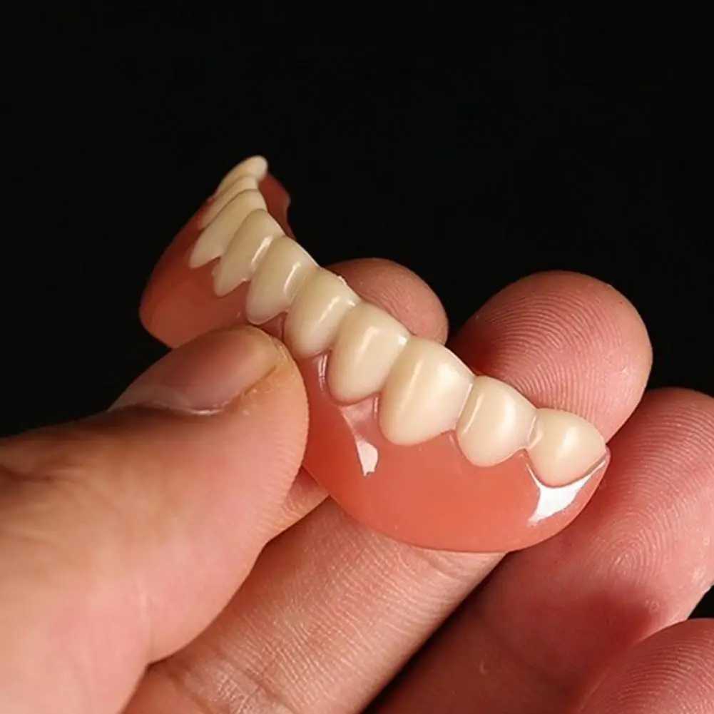 New Arrival Silicone upper/lower dentures toothpaste oral hygiene tools dentures cosmetics Z250410
