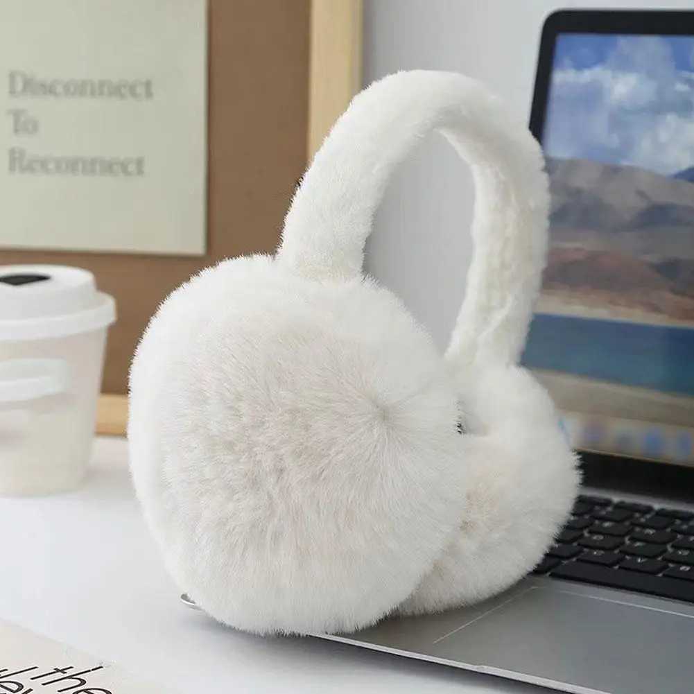 Solid Soft Plush Ear Keep Warmer Winter Earmuffs for Women Men Fashion Outdoor Earflap Protection Ear-Muffs Ear Cover W251110