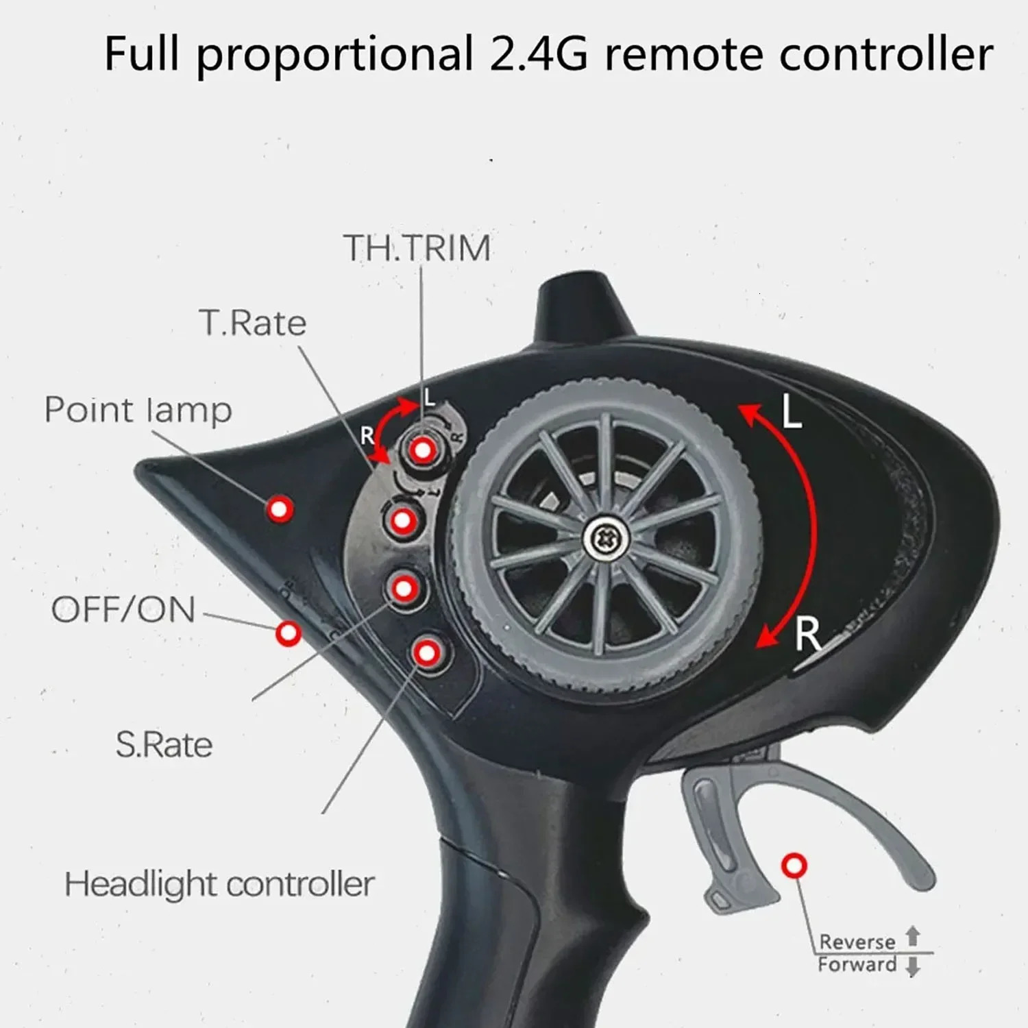 LDRC LD-A02 1/18 RC Drift Car 24G NSX USB Charge Full Scale Controlled Model Children Toys Gifts 251107