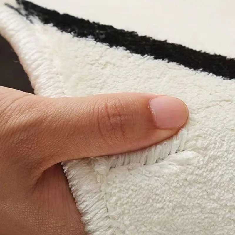 VIKAMA 1PC Abnormal-Shaped Irregular Living Room Carpet Household Cashmere Light Luxury High-End Sofa Coffee Table Cushion Y251110