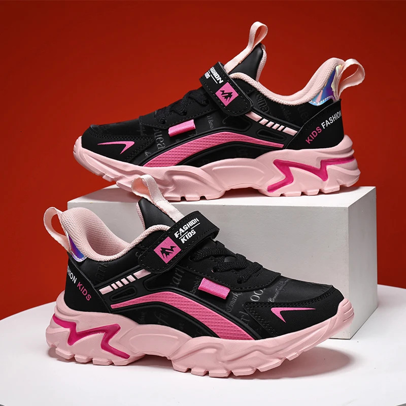childrens sports shoes outdoor comfortable running shoes girls waterproof sports shoes Tenis baby pink anti slip childrens shoes 250403