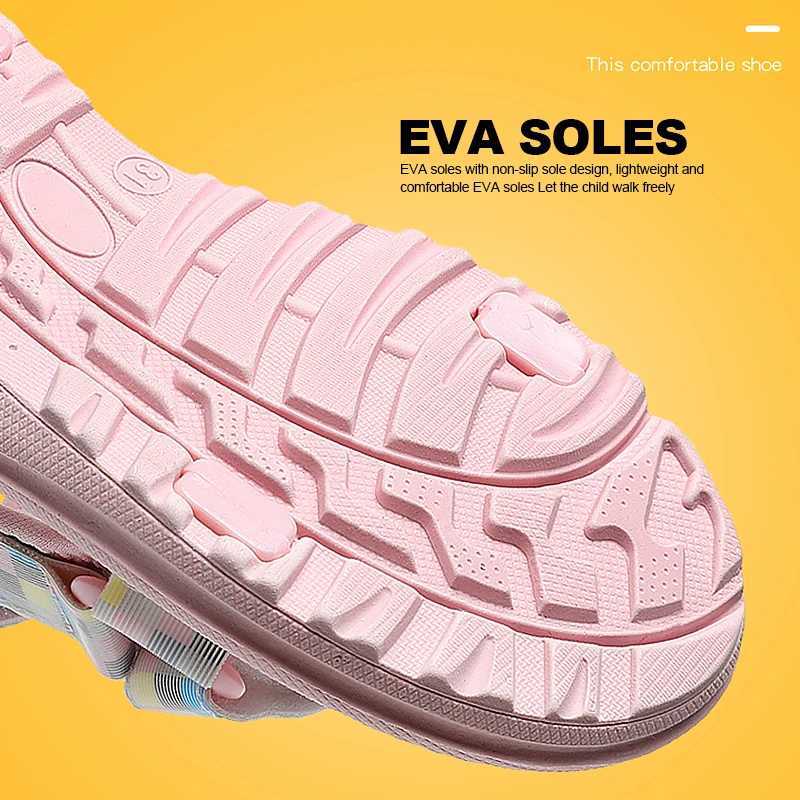 Summer childrens sandals for boys and girls soft anti slip princess shoes for toddlers cute candy breathable and comfortable casual sandals for babies