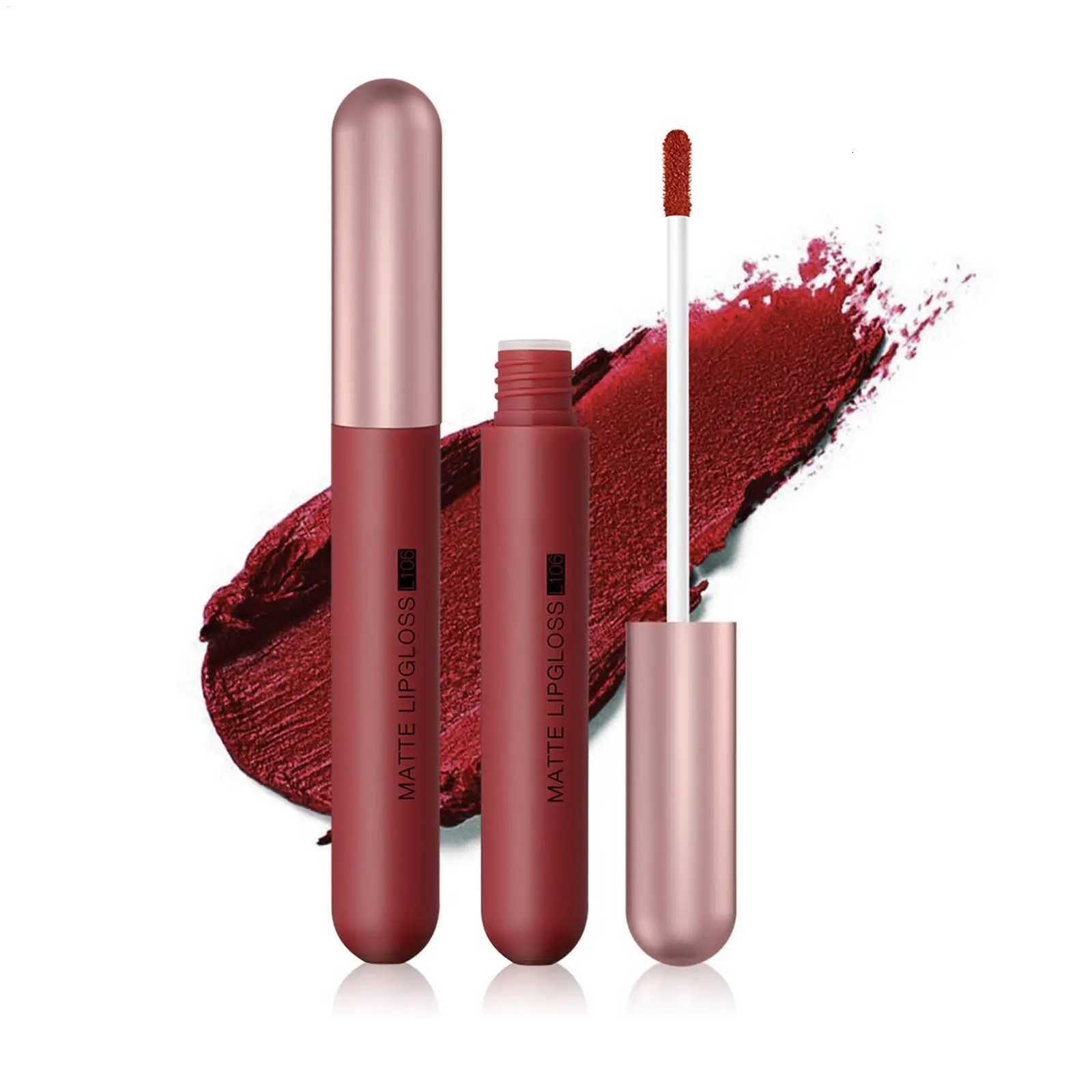 Mini Lipstick Set waterproof Matte 6 Colors Lipstick Velvet Red Lip Pigment Non-stick Cup Lip Gloss KitT251110