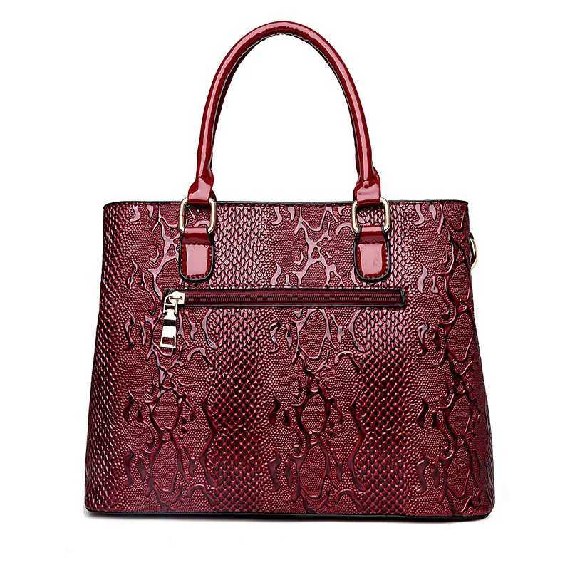 Luxury New Large Capacity Women Bag PU Leather Ladies Handbags and Purse Fashion Shiny Girls Shoulder Messenger Bag Female Tote K251110