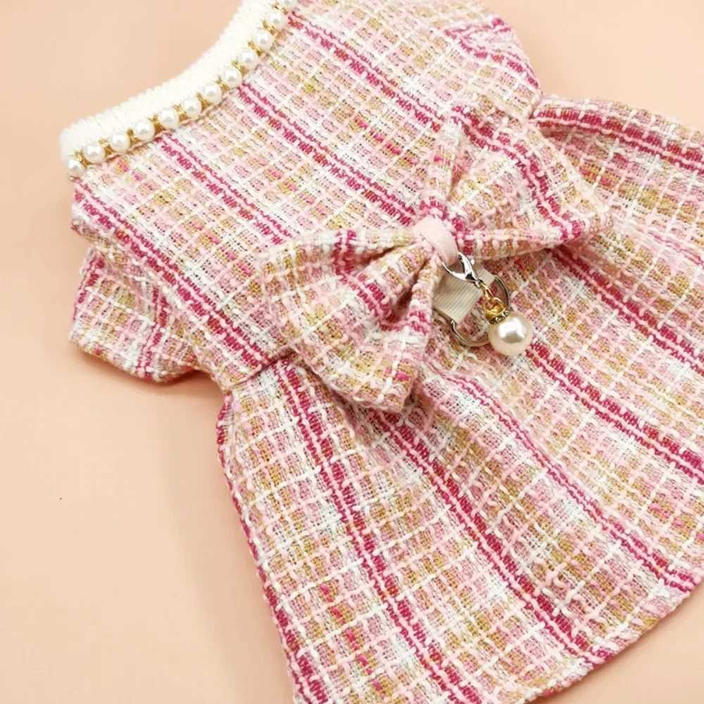 Pet Coat Dog Coat Pet Windbreaker Pet Dress Dog Bow Pearl Coat Dog Cat Clothing Puppy Clothes Dogs Clothes for Small Dogs J251110