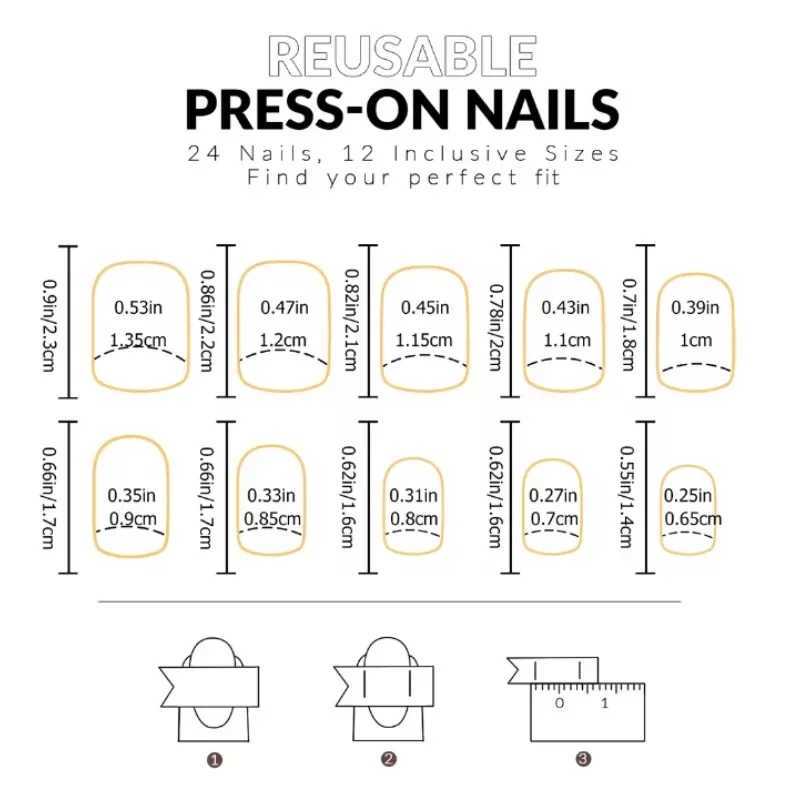 24 piece square pink French full set of fake nails - short coffin pressed on nails with love design for girls mothers nails art nails W250410