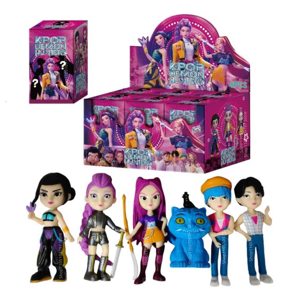 Kpop Demon Hunters Action Figure Blind Box Rumi Zoey Mira SAJA BOYS Character Model Doll Mystery Bag Toys Surprise Decor Gifts Z251110