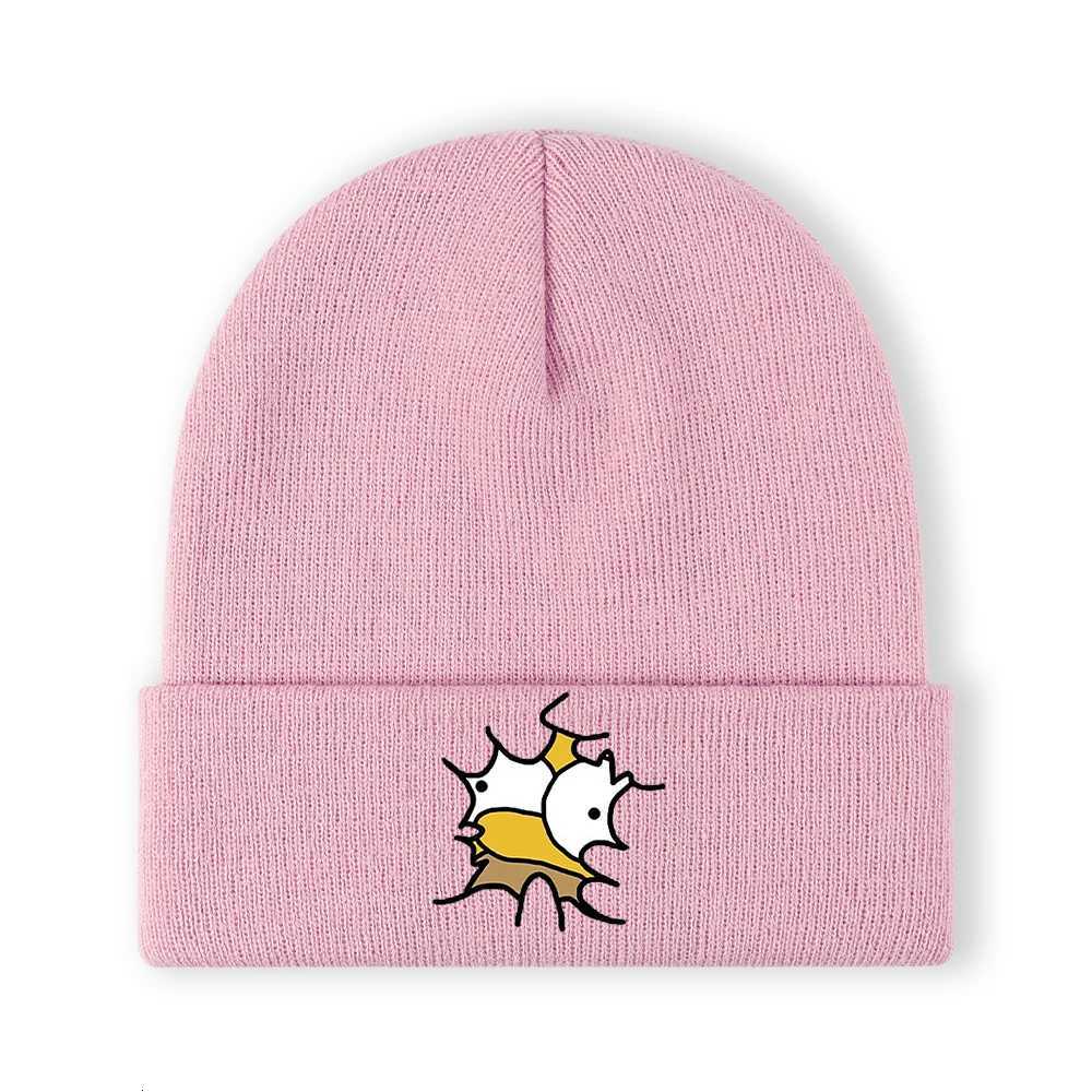 1pceyes Embroidered Beanie Soft Stretchy Lightweight Winter Hat for Men Women Outdoor Hip Hop FashionXJ251110