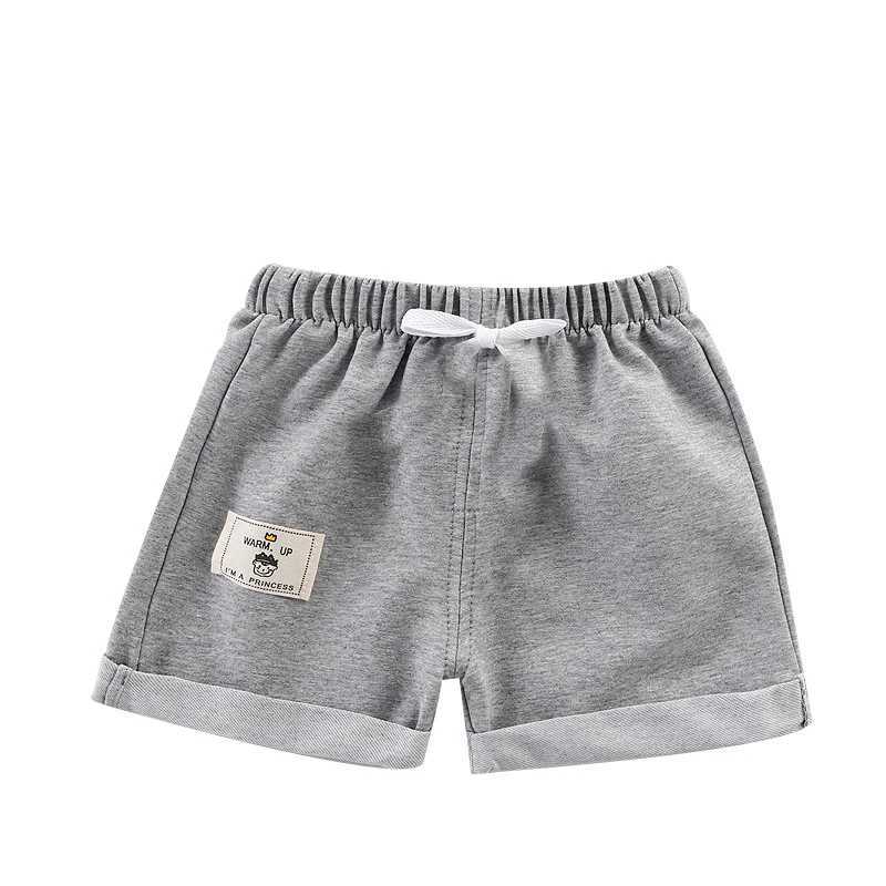 Summer baby shorts and casual pants suitable for girls boys candy color cotton color childrens beach loose casual Trouser childrens clothing Z250410